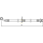 NAPA Brake Hydraulic Hose Line Front Right fits Honda Civic VII 2000-2005