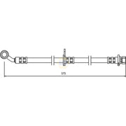 NAPA Brake Hydraulic Hose Line Front Right NBH1314