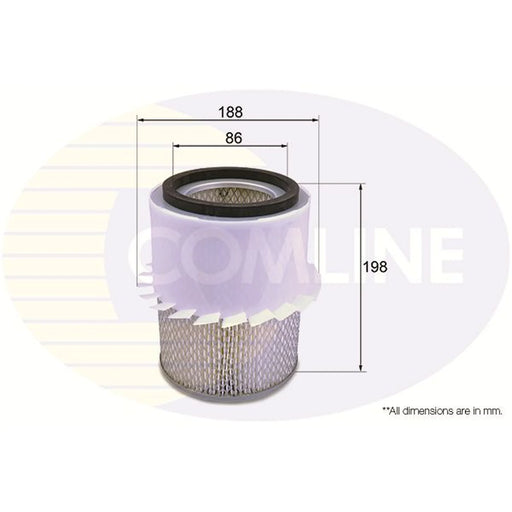 Comline Service Kit with Air & Oil Filters fits Mitsubishi L200 1986-2007 2.5