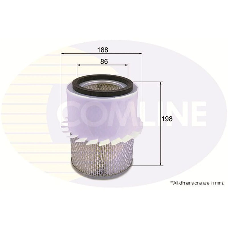 Comline Engine Air Filter fits Mitsubishi Shogun Sport I 1998-2003 2.8