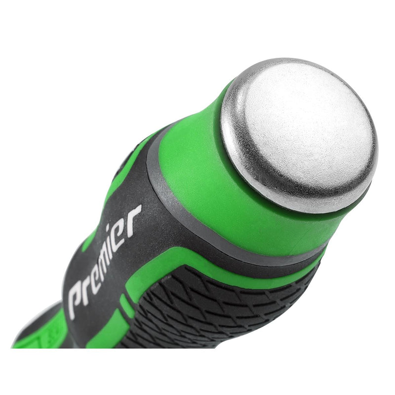 Premier Extra-Long Hammer-Thru Screwdriver Set 450mm 3pc - Hi-Vis Green Sealey Premier - Dynamic Drive