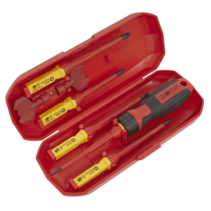 Sealey Premier Premier Interchangeable Screwdriver Set 8pc - VDE Approved Sealey Premier - Dynamic Drive