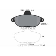 Textar Front Brake Pad Set 2304201