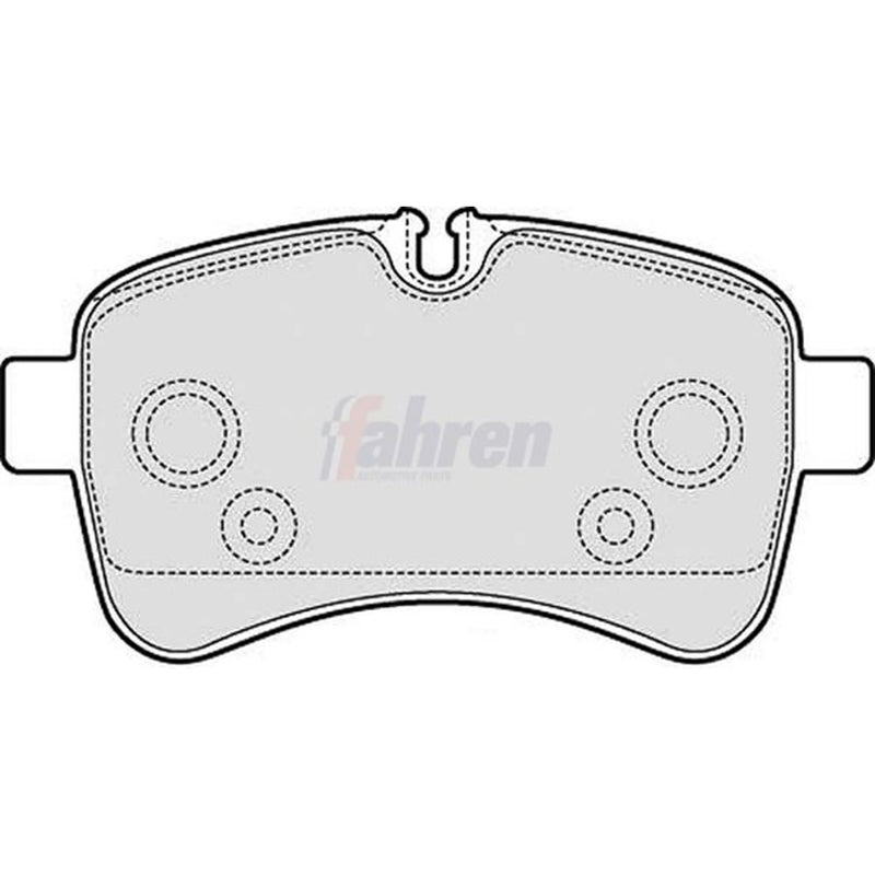 Fahren Rear Brake Pad Set FBP3664