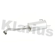 Klarius Box With Centre Pipe Rear fits Nissan Note 2012-2016 1.2