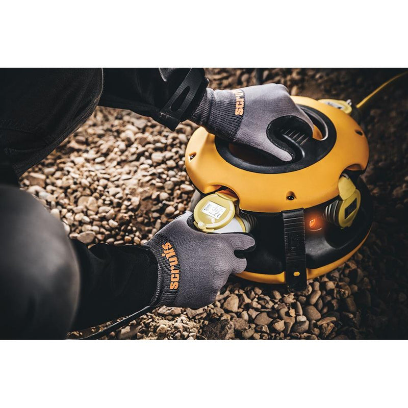 Scruffs Worker Gloves Grey 5pk S / 7 Scruffs - Dynamic Drive