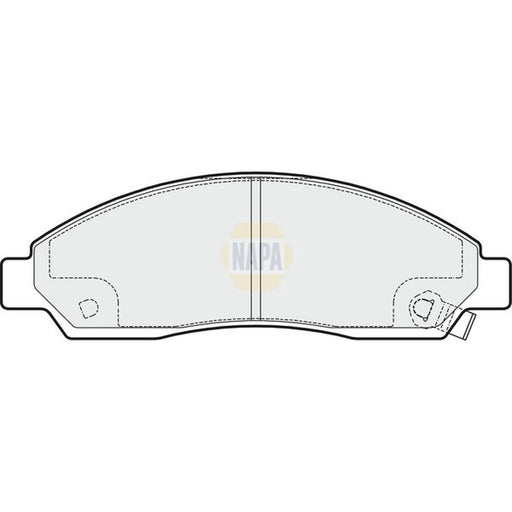 NAPA Front Brake Pad Set NBP1758