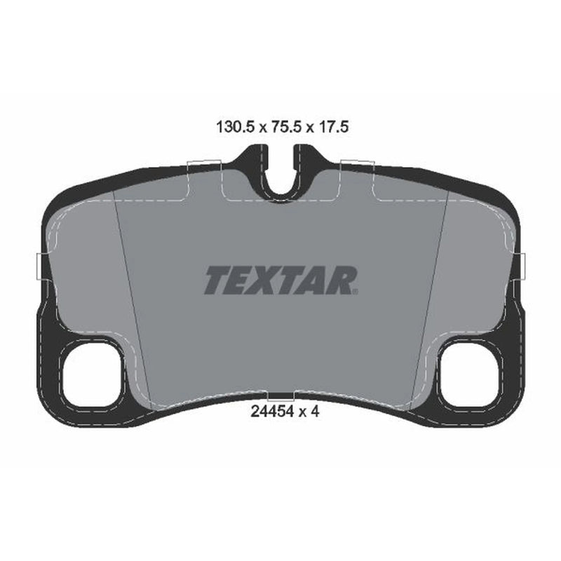Textar Rear Brake Pad Set 2445401