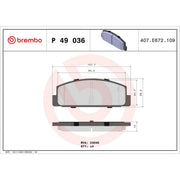 Brembo Front & Rear Pads fits Mazda 6 2007-2013 1.8 2.0 2.2 2.5