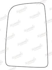 Summit Stick-On Commercial Mirror Glass fits Mercedes Sprinter VW Crafter LHS Summit - Bars 4 Cars