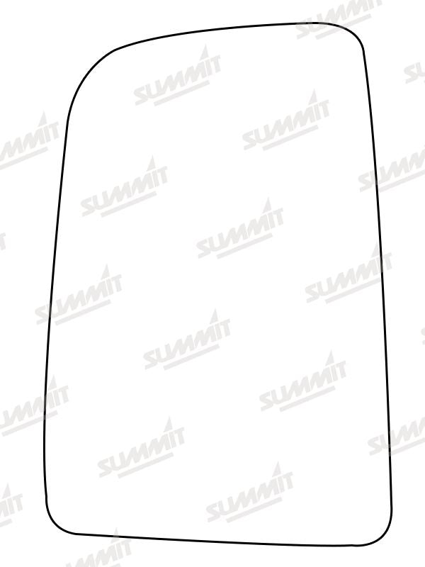 Summit Stick-On Commercial Mirror Glass fits Mercedes Sprinter VW Crafter LHS Summit - Bars 4 Cars