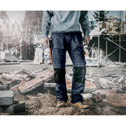 Scruffs Worker Trousers Navy 28S Scruffs - Dynamic Drive