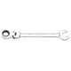 Metric Combination Spanner with Flexible Head and Double Ratcheting Features (18mm) Draper - Town Tools