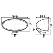 Hella Front Right Fog Light H3