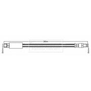Borg & Beck Brake Hydraulic Hose Line Rear Right BBH6928
