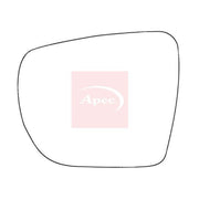Apec Exterior Wing Mirror Glass Left fits Hyundai IX35 2010-2015 1.6 1.7 2.0