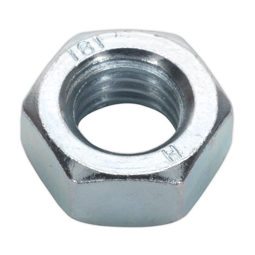 Sealey Steel Nut DIN 934 M14 Zinc Pack of 25 SN14 Sealey - Dynamic Drive