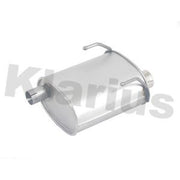 Klarius Box With Tail Pipe Rear fits Fiat 500 2007 on 1.2