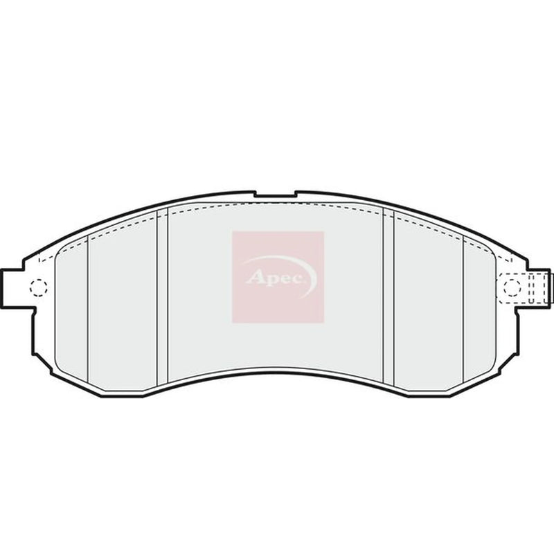 Apec Front Brake Pad Set PAD1405