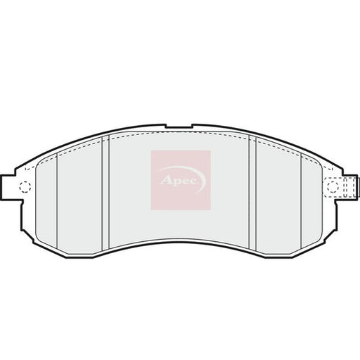 Apec Front Brake Pad Set PAD1405