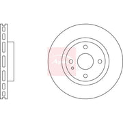 Apec Front Vented & Rear Vented Brake Discs & Pads fits Mazda P 1998-2004 2.0