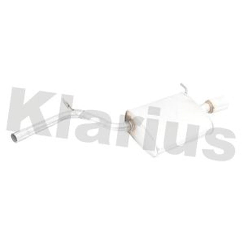 Klarius Box With Tail Pipe (Lh) Left Rear fits Audi A4 B6 2000-2005 1.8