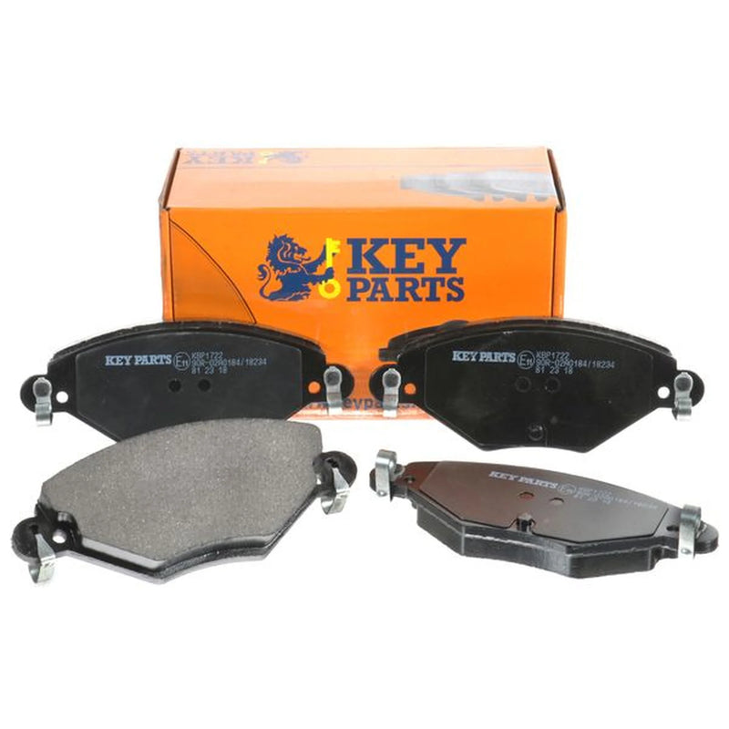 Key Parts 4 x Front Brake Pad Set fits Citroën C5 I 2001-2004 1.8 2.0