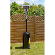 Dellonda Outdoor Garden Gas Patio Heater 13kW Commercial & Domestic Use Black Dellonda  - Dynamic Drive
