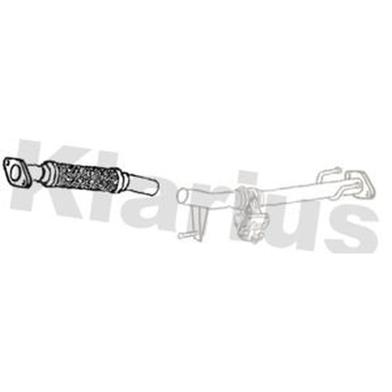 Klarius Exhaust Pipe OD fits Nissan NV200 2010-2011 1.5