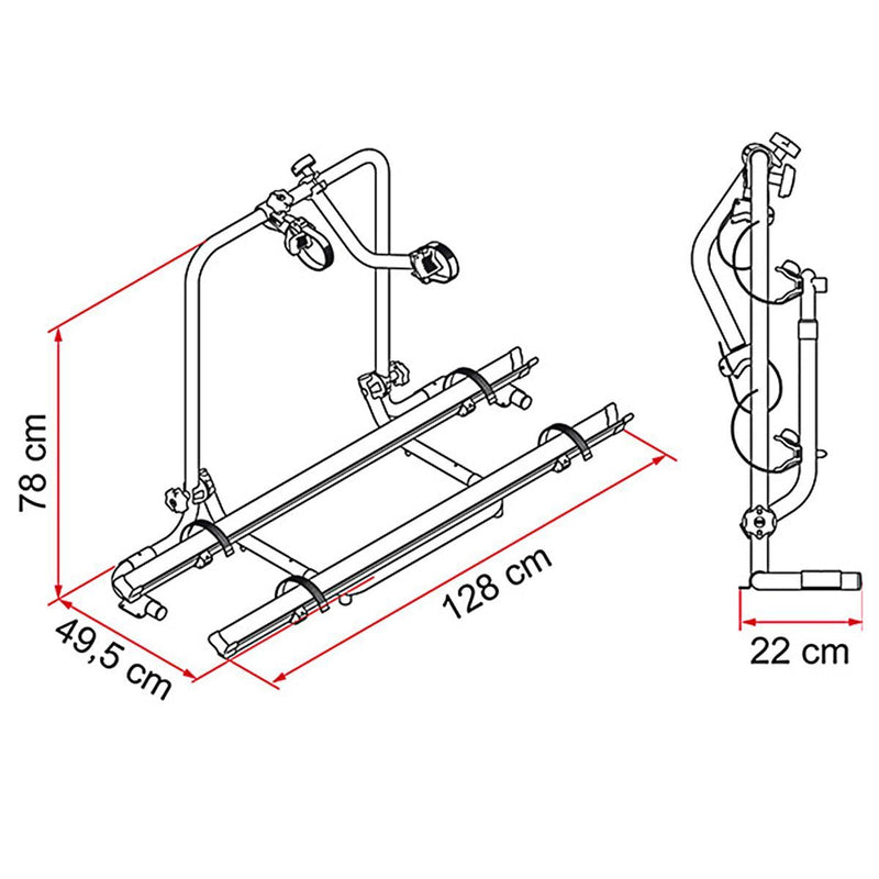 Fiamma Kit Eye Premium/Corner for Caravan/Motorhome Fiamma - Bars 4 Cars