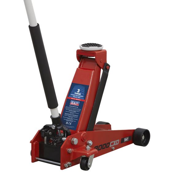 Sealey Trolley Jack 3tonne Standard Chassis 3000CXD Sealey  - Dynamic Drive