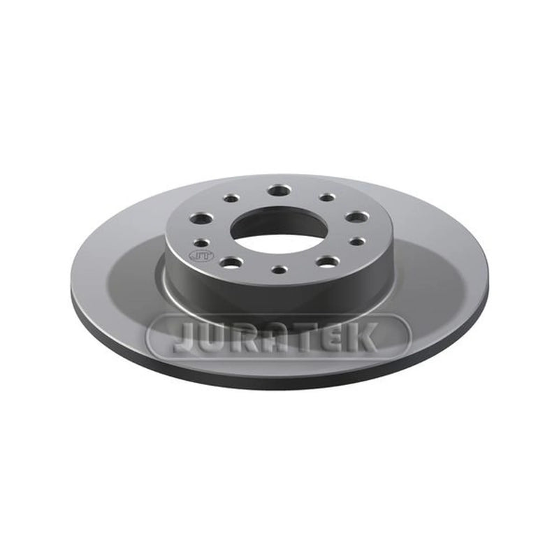 Juratek Rear Brake Solid Discs & Pads fits Fiat 500L 2012-2018 0.9 1.3 1.4 1.6