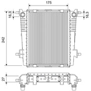 Valeo Engine Radiator 701520