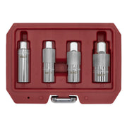 Sealey Spark Plug Socket Set 4pc 3/8" Drive 14mm 16mm 21mm Sockets Thin Wall Sealey  - Dynamic Drive