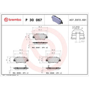 Brembo Front & Rear Pads fits Hyundai I10 II 2013-2019 1.0 1.2