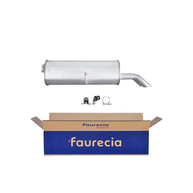 Hella End Silencer Rear fits Citroën C4 2004-2011 2.0