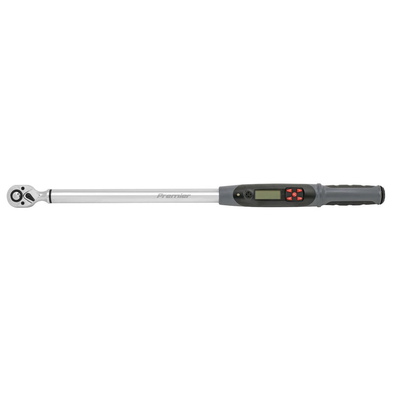 Premier Digital Torque Wrench with Angle Function 1/2"Sq Drive 30-340Nm Sealey Premier - Dynamic Drive