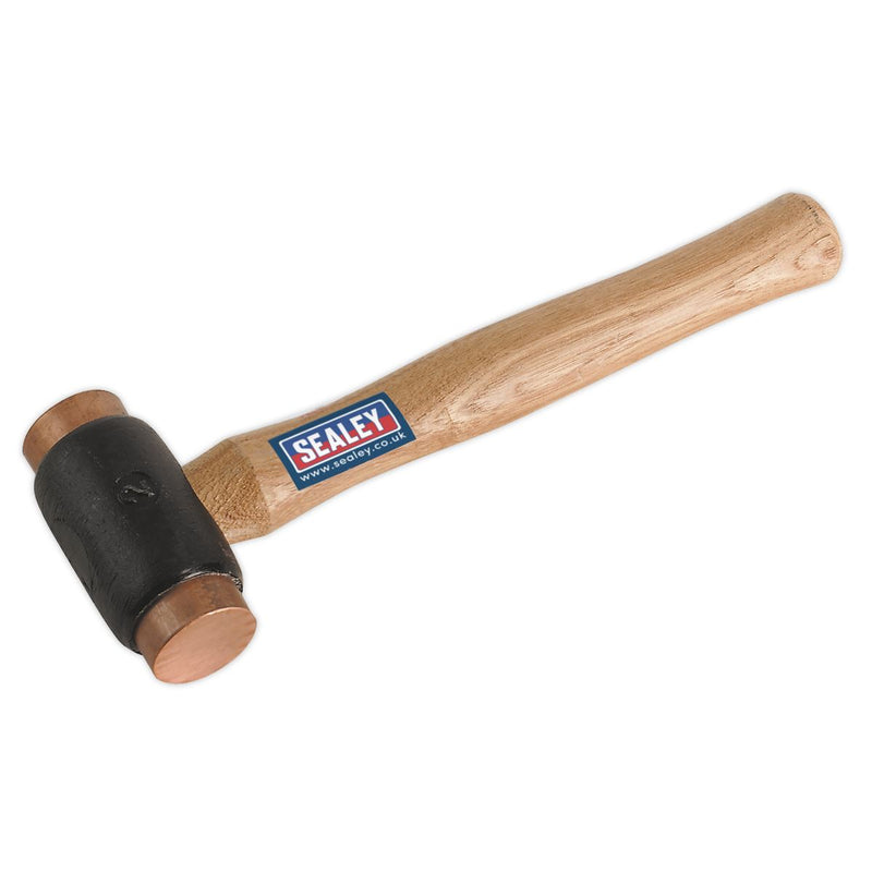 Sealey Copper Faced Hammer 2.75lb Hickory Shaft CFH03 Sealey - Dynamic Drive