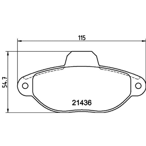 DON Front Brake Internally Vented Discs & Pads fits Fiat Panda 2010-2013 1.2
