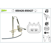 Valeo Electric Window Regulator Lifter Right Front 850427