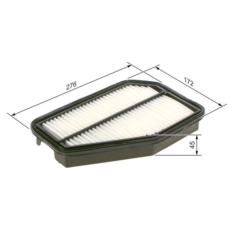 Bosch Engine Air Filter fits Honda Civic VIII 2006-2012 2.0