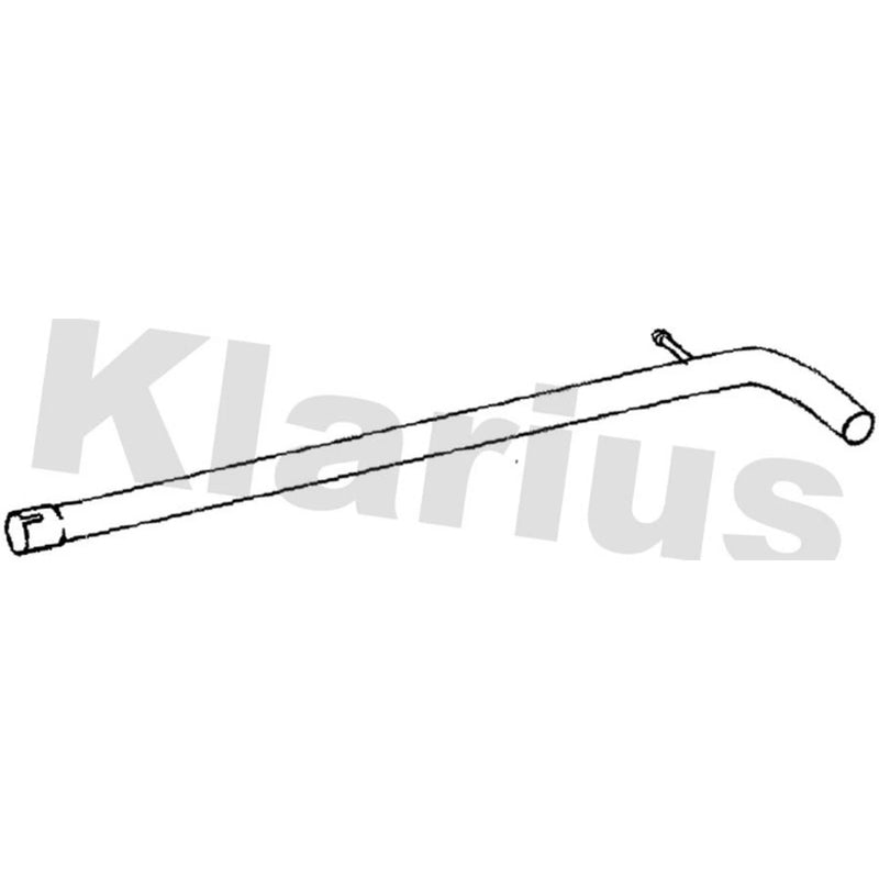 Klarius Exhaust Pipe OD fits Renault Clio IV 2012-2021 1.5