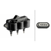 Hella Ignition Service Kit (1 Spark Plugs + Ignition Coil) fits Chevrolet Spark