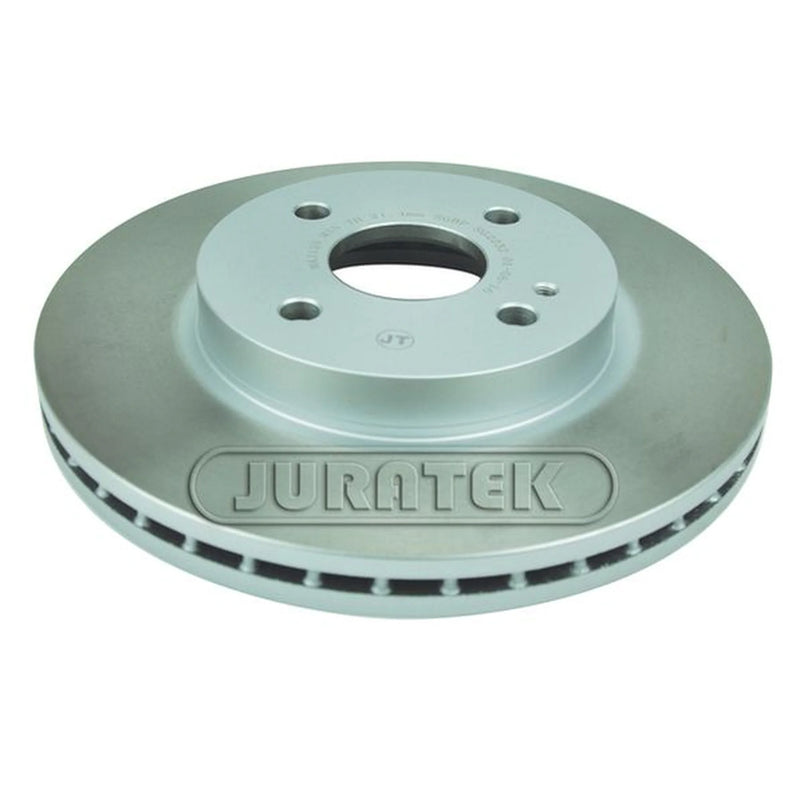 Juratek 2 x Vented Brake Discs fits Mazda 2 2007-2015 1.3 1.4 1.5 1.6