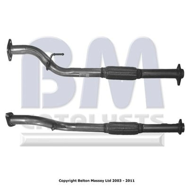 BM Catalysts Exhaust Pipe OD fits Nissan Almera 2000-2006 2.2