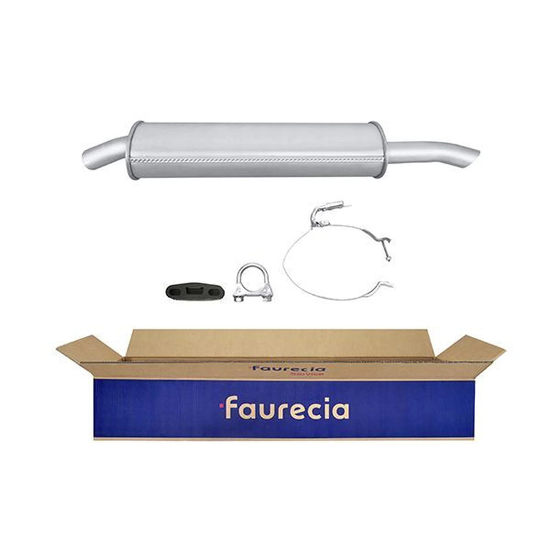 Hella End Silencer Rear fits Opel Astra F 1991-1998 1.4 1.6 1.7 2.0