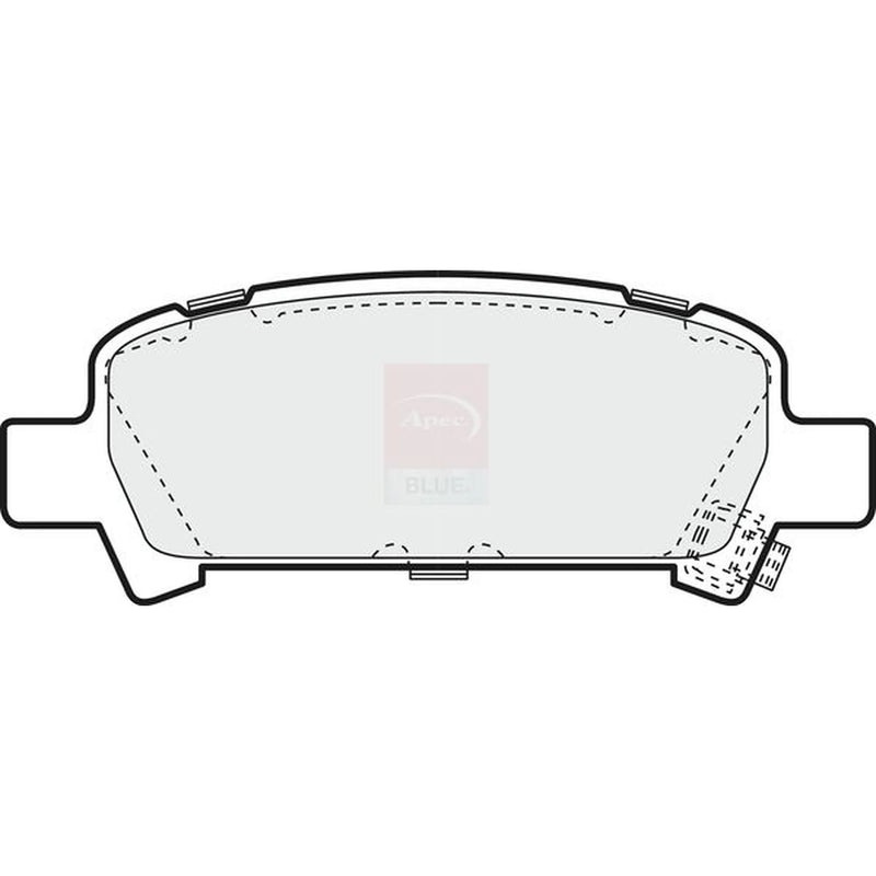 Apec Rear Brake Pad Set PD3137