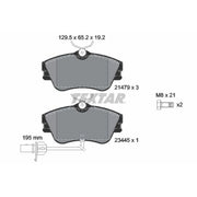 Textar Front Brake Pad Set 2147903