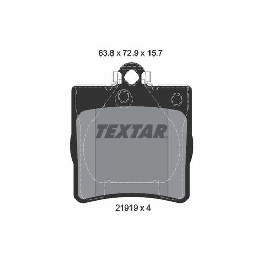 Textar Rear Brake Pad Set 2191903