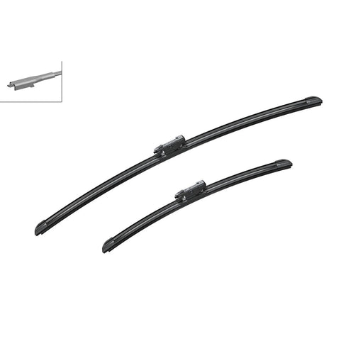 Bosch Aerotwin Wiper Blade Set 600mm + 400mm — A992S fits Hyundai Bayon 2021 on